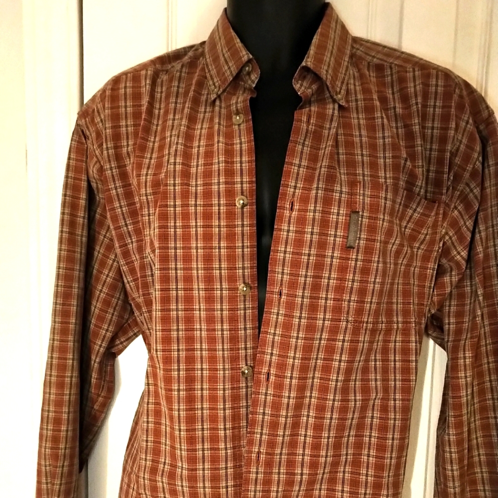 Columbia plaid button down